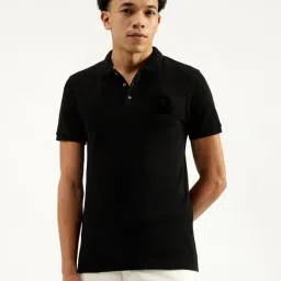 United Colors of Benetton Black Regular Fit Polo T-Shirt-picture-18