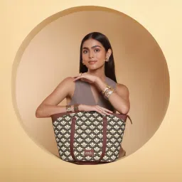 ZOUK Bidri Kaiser Printed Tote Handbag image 1