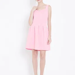 DODO & MOA Pink Skater Dress image 5