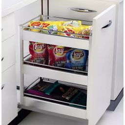 Olive Platinum 304x485x530 mm Three Shelf Pullout Silver, 101 015 004 0-image-62