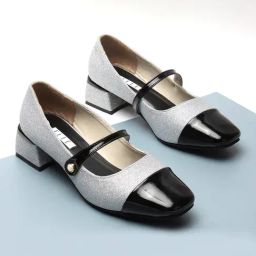 Elle Women's Grey Mary Jane Shoes-image-86