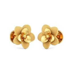 Joyalukkas 22k Gold Floral Stud Earrings for Women-image-64