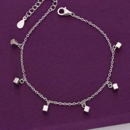 Kai Jewel Sterling Silver Embedded Cubes Bracelet for Women-97