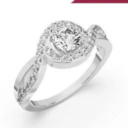 Emori 18k Yellow Gold & Lab Grown Diamond Infinity Solitaire Ring-image-44