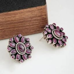 Fabindia Silver Stud Earrings-image-89