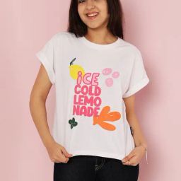Lil Tomatoes Girls White Cotton Regular Fit Top-image-88