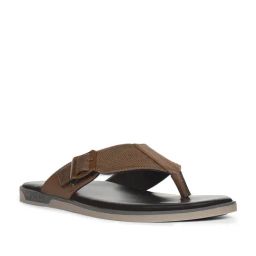 Bata Men's Brown Thong Sandals-image-83