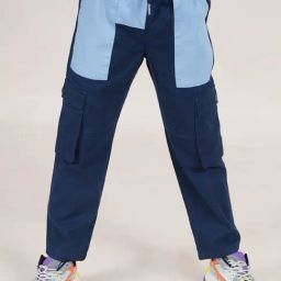 Kiddopanti Multi Cotton Regular Solid Trousers Pants-image-26
