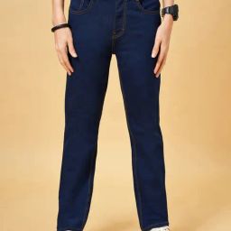 SF Jeans by Pantaloons Rinse Blue Cotton Slim Fit Jeans-picture-26