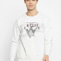 Duke White Alloy(Hairy) Regular Fit Printed Sweatshirt-picture-46