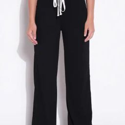 Showoff Black Regular Fit Trousers-image-80
