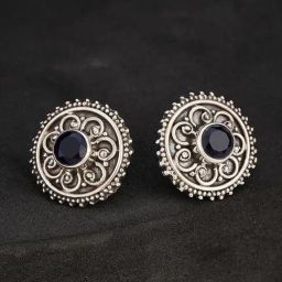 Fabindia Silver Stud Earrings-image-99