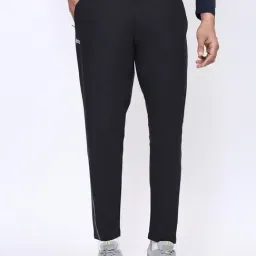 Dida Black Polyster Regular Fit Solid Trackpant-image-15