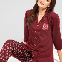AV2 Women Printed Pure Cotton Night suit-image-65