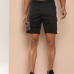 ALCIS DryTech Black Slim Fit Graphic Print Running Sports Shorts-picture-16
