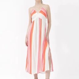 RAREISM Multi Viscose Striped Sleeveless Dress-image-21