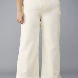 Style Quotient Women Wide Leg High-Rise Stretchable Jeans-picture-17