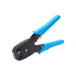 VMTRONIX Modular Crimping Tool With Crimper Cutter Stripper For RJ45, RJ12, RJ11, CAT5 Multicolor ‎450 g (Set of 2) image 2