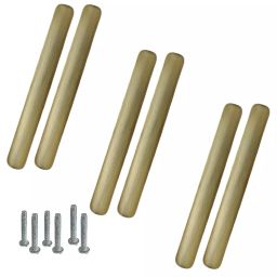 Atom CH-536-BA-06-106 152.4 mm (6 Inch) Zinc Antique Finish Cabinet Pull Handle (Pack of 6)-picture-27