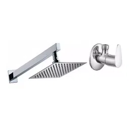 Fastgear Fusion Faucet Set with Shower Stainless Steel Chrome Finish Silver, FG017 ( Pack of 2)-image-94