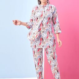 Sangria Girls Printed Clothing Set-image-24