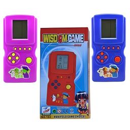 Oskart Hand Video Game Pack of 1 Pcs for Kids Play Birthday Return Gift Wisdom Brick Game for Kids ( Assorted Colour)-10