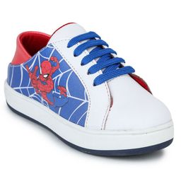 Toothless Marvel Avengers Featuring Spider Man Printed Shoes - Blue & White-image-91