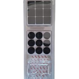 KUNYA Furniture Pads with Corner Guard Square Pads 27Pcs, Round Pads 27Pcs, Corner Guards 4Pcs (COMBO)-18