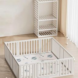 House of Quirk 2-in-1 Multifunction Baby Playpen - Foldable & Sturdy Safety Play Yard for Babies and Toddlers with Balls & Playmat Baby Gate and Activity Wall 180 * 200cm-picture-28