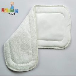 Chinmay Kids Baby Insert Pads Reusable Soft 5 Layers Inserts For Baby Cloth Diaper High Absorbing Washable Liners Set Of 8 - White image 2