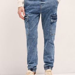 THE BEAR HOUSE Men Cotton Slim Fit Light Fade Stretchable Jeans-image-7