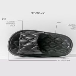 Alexvyan Men Textured Open Toe Flats image 2