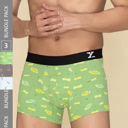 XYXX Pack Of 3 Printed Surf Intellifresh Breathability Cotton Trunks XYTRNK3PCKN925-picture-10