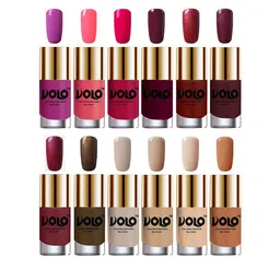 VOLO Set Of 12 Extra Shine Nail Polish- 9.9ml Each-Combo-No-14 image 1