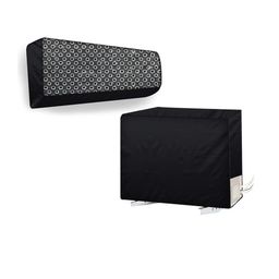 The Furnishing Tree Split AC Cover Set of Indoor and Outdoor Unit Used for 1.5 Ton VOLTAS 183 DZR S-image-84