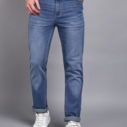 AFLASH Men Regular Fit High-Rise Light Fade Jeans-image-73