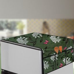 The Furnishing Tree Green Printed Air Conditioner Cover-image-87