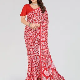 Moda Rapido Floral Printed Beads and Stones Saree-picture-22