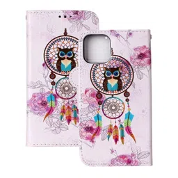 PEEPERLY Abstract Printed iPhone 16 Pro Flip Case Mobile Accessories-17