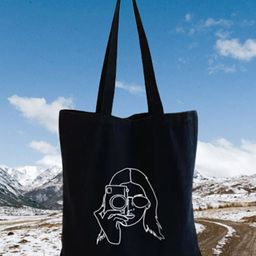 the sack co Black Canvas Tote Bag-image-32