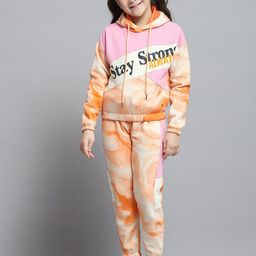 Monte Carlo Girls Printed Hooded Neck Full Sleeve Tracksuit-image-123