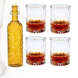 SOMIL Yellow Glass Airtight Can Bottle-image-44