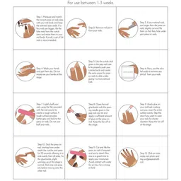 Pep Nails Set Of 24 Artificial Press On Nails - Terra Cotta image 5