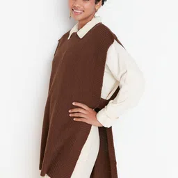 Trendyol Women Longline Sweater Vest-image-96