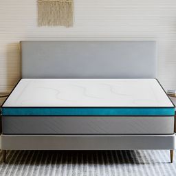 Roma Puf Levata Eurotop White & Grey Orthopedic Quilted Double Size Mattress-image-79