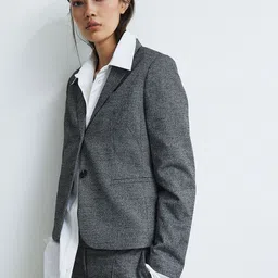 H&M Women Fitted Casual Blazers-31