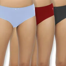 Shyygl Set of 3 Mid-Rise Hipster Briefs-picture-12