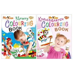 Sawan Nursery & Kindergarten Coloring Book Pack of 2 - English-92