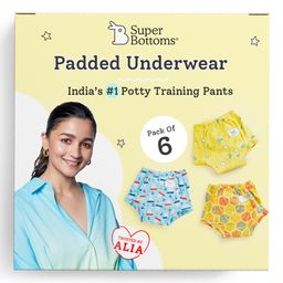 SuperBottoms Padded Potty Training Pants Explorer Collection Pack of 6 - Multicolour-22
