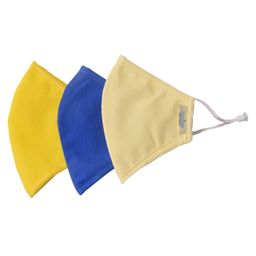 Advind Healthcare Smog Guard N95 Kids Mask Without Valve Extra Small Yellow Blue & Beige - Pack of 3-7